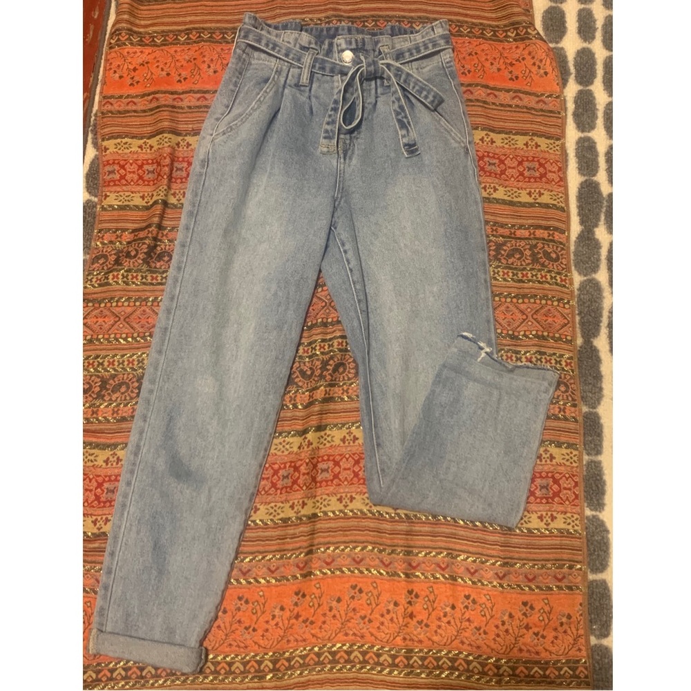 Wild Fable High Waisted Paper Bag Jeans